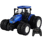 Wireless handle remote controller included with the 1:24 farm tractor toy set