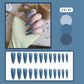 Cs01 40 Wearing Nail Art Finished Nail Pieces Long Frosted Nail Pieces