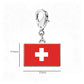 Stainless Steel National Flag Pendant Bracelet