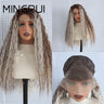 Brown and Platinum Blonde Mix