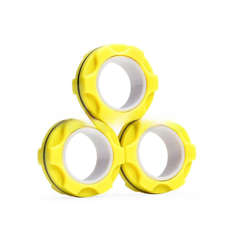 Magnetic fidget rings size and dimension reference