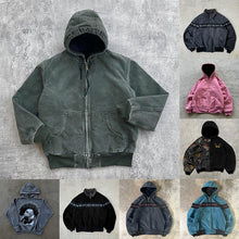 Men's Washed Jackets and Hoodies in Ten Designs
