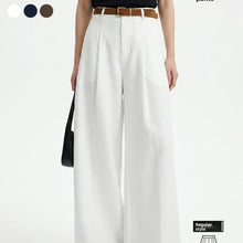 Tencel Cotton Wide Leg Pants