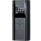 Front view of the black cordless air pump showing the LED display and control buttons