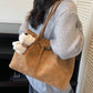 Suede Tote