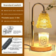 Yellow  Cover Lift Wooden Base Timer