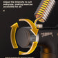 Adjustable hand grip trainer at an angle showing its resistance dial and counter
