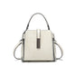 Genuine Leather Crossbody Bucket Bag Vintage Style Shoulder Purse