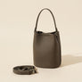 Genuine Leather Bucket Bag