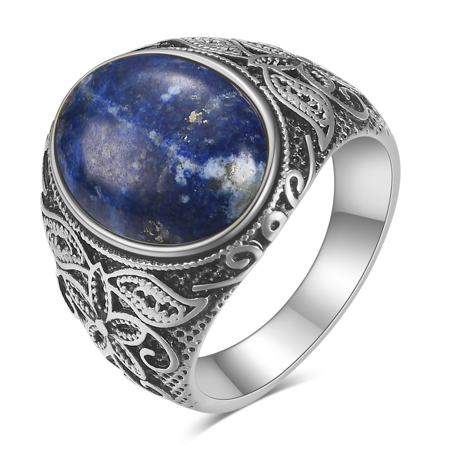 Cat's Eye Stone Ring | side profile detail close up
