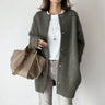 Olive green wool material
