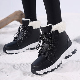Women's Fleece-Lined Winter Snow Boots