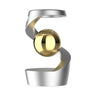 Silver + Gold Bead