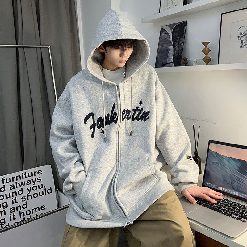 Fleece-Lined Hooded Sweatshirt for Men