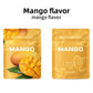 Mango scented cotton core sachets, front and back, Breathing and Habit branding, pack of three