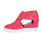 Zipper Wedge Women's Shoes