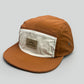 Retro Contrast Color Baseball Cap with Letter Patch