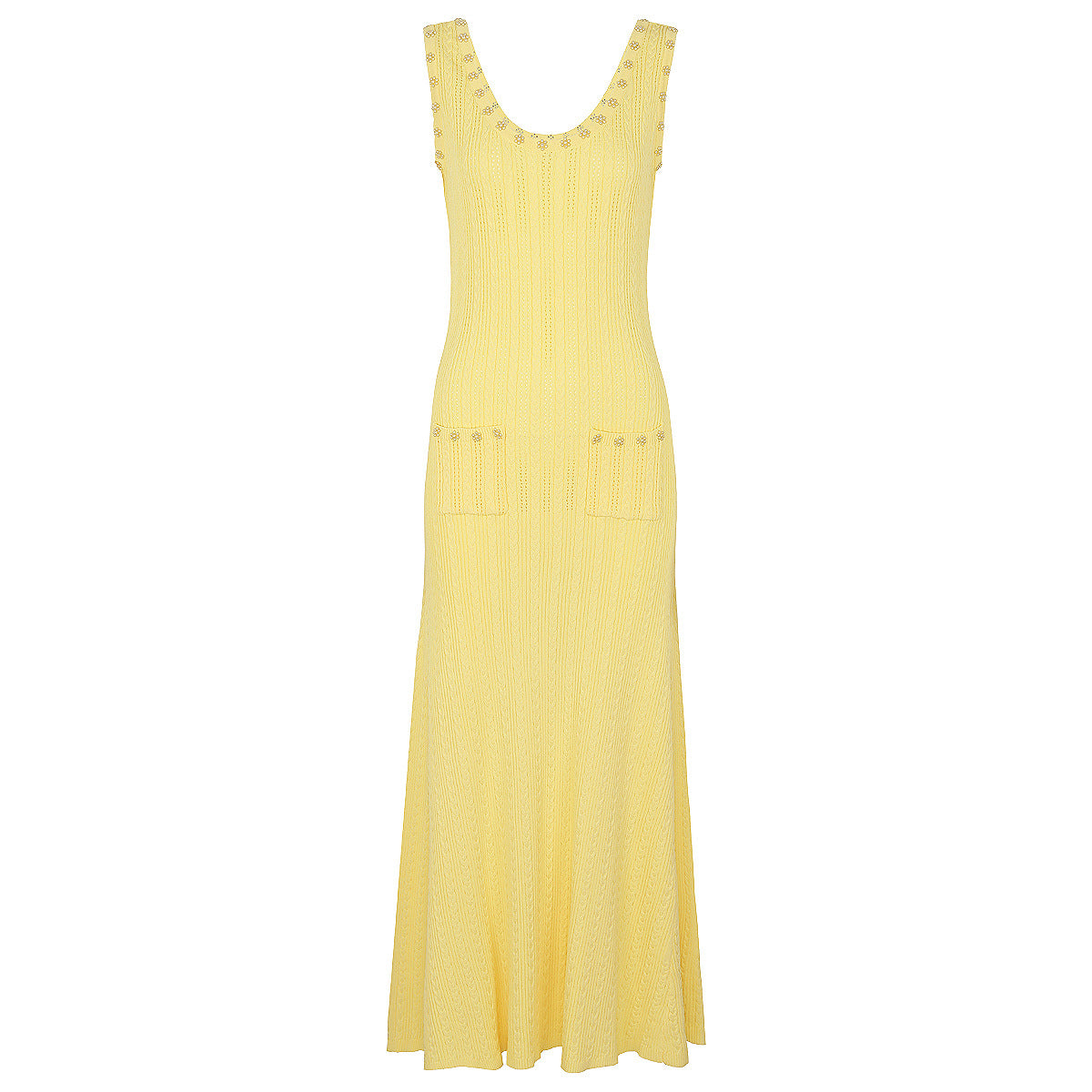 Elegant Knitted Women's Top and Dress Set | edge to edge detail