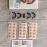 90pcs Oval Black