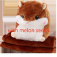 Hamster Plush Pillow Blanket Set