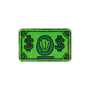 Cartoon Currency Faux Cashmere Rug | front view product shot