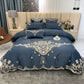 Embroidered Pure Cotton Wedding Bedding Set Four Pieces