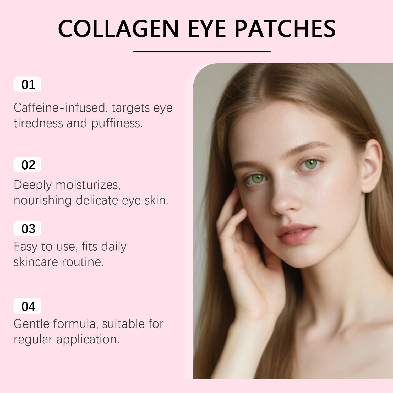 Collagen Protein Eye Mask Patches | styled with daily outfit