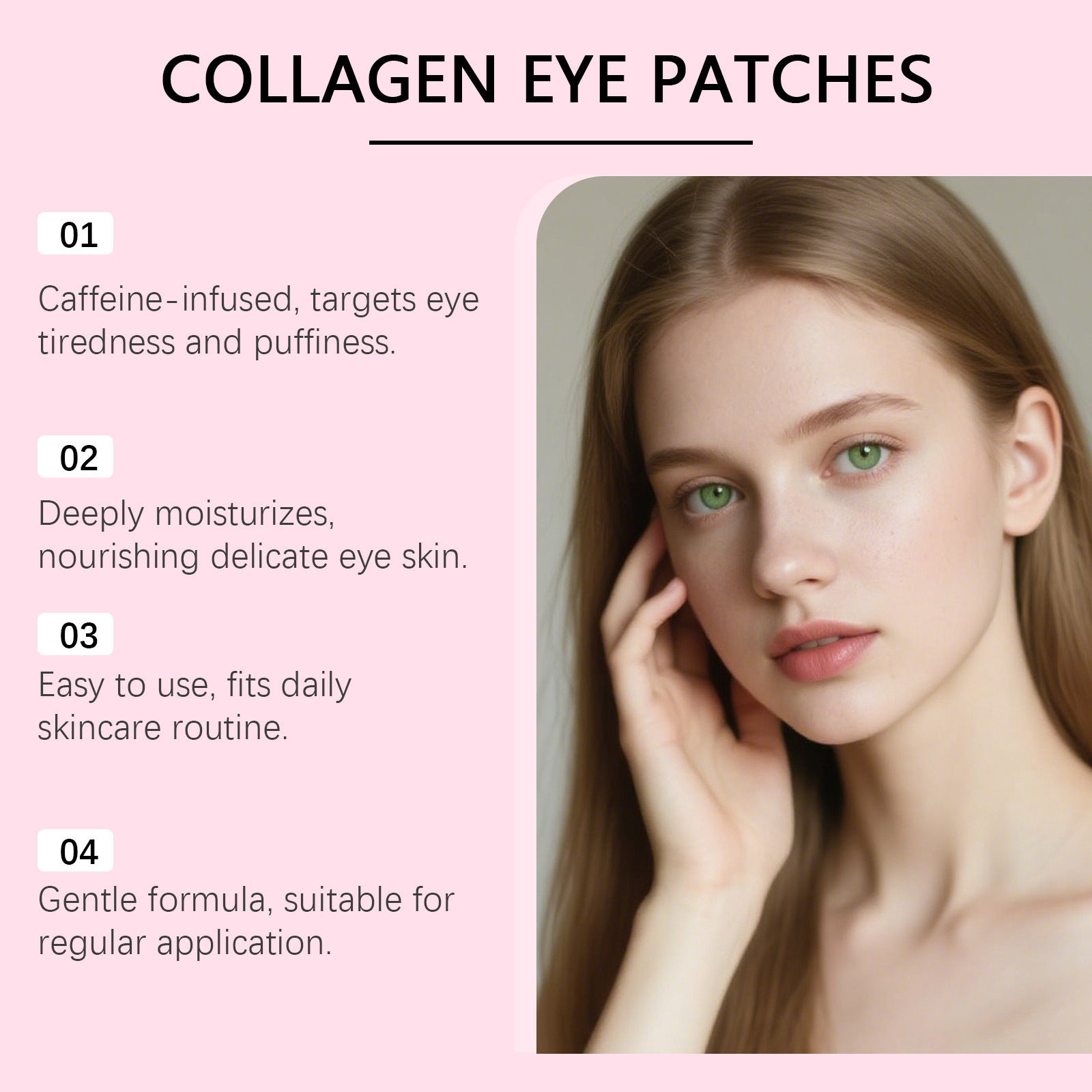 Collagen Protein Eye Mask Patches | styled with daily outfit