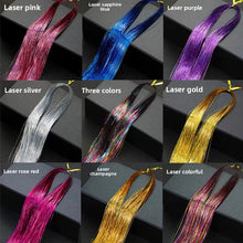 Laser Holographic Hair Tinsel Strands