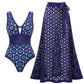 Womens Cut Out Swimsuit | macro material texture detail