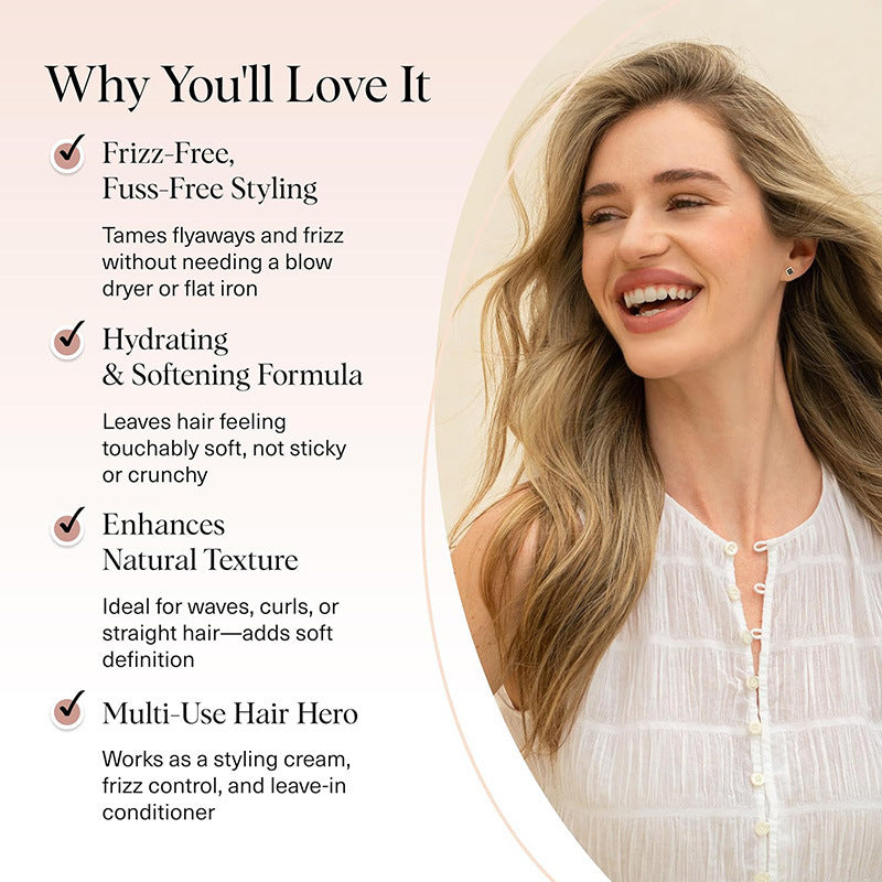Ingredient detail card with argan oil and silk amino acids