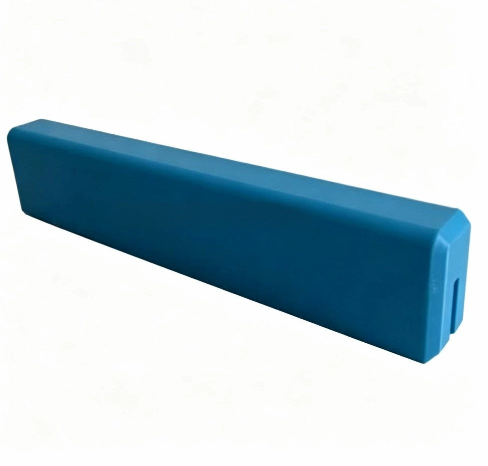 Blue soft PVC dog car window chin rest cushion bar, product photo