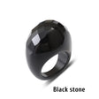 Black Stone Faceted