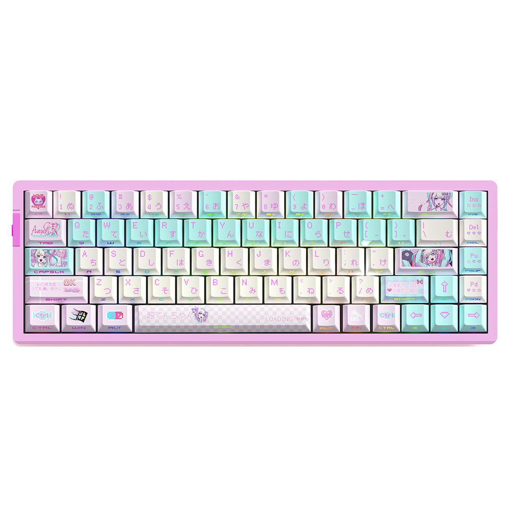 Close up of a keycap surface and the dyed side legend artwork