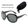 Bright Black Gray Lens Case Cloth