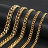 Gold width 12mm / Necklace 26inch length 66.04cm