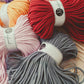 Round 5mm cotton strand shown close up for crochet baskets and bags