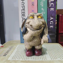 Whimsical Troll Statue in Hand Painted Resin