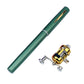 Portable Aluminum Fishing Rod with Reel