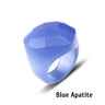 Blue Stone Faceted