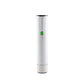 White handheld vacuum sealer with a green button