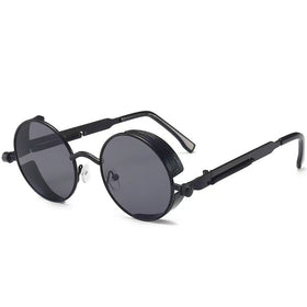 Retro Round Frame Sunglasses