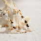 Beaded shell beach body chain | styled with daily outfit