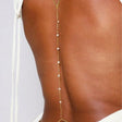 gold back chain  206