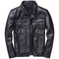 Black notch lapel jacket with chest flap pockets, Black Notch Lapel Spring Autumn M option photo