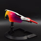 TR90 sports sunglasses side profile showing grip temple arm