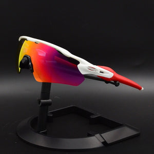TR90 sports sunglasses side profile showing grip temple arm