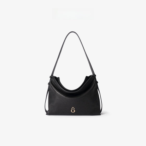 Bampo Half Peak Tragetasche aus echtem Leder