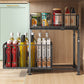 Pull-out Double Layer Kitchen Organizer Rack
