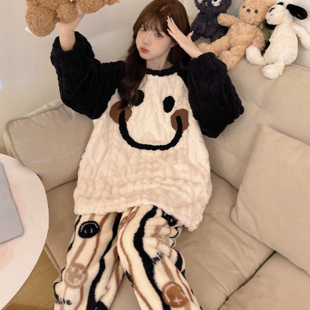 Coral Velvet Pajamas